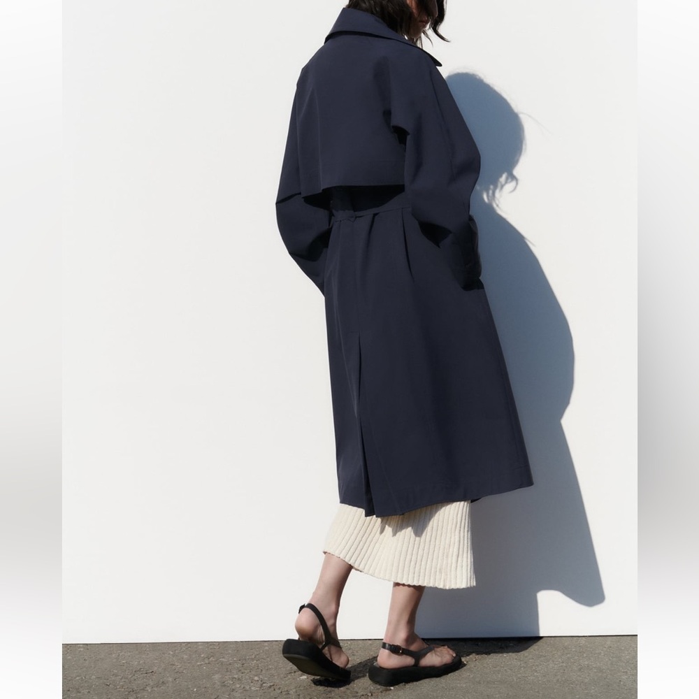 ZARA Belted TRENCH coat - Picture 5 of 6
